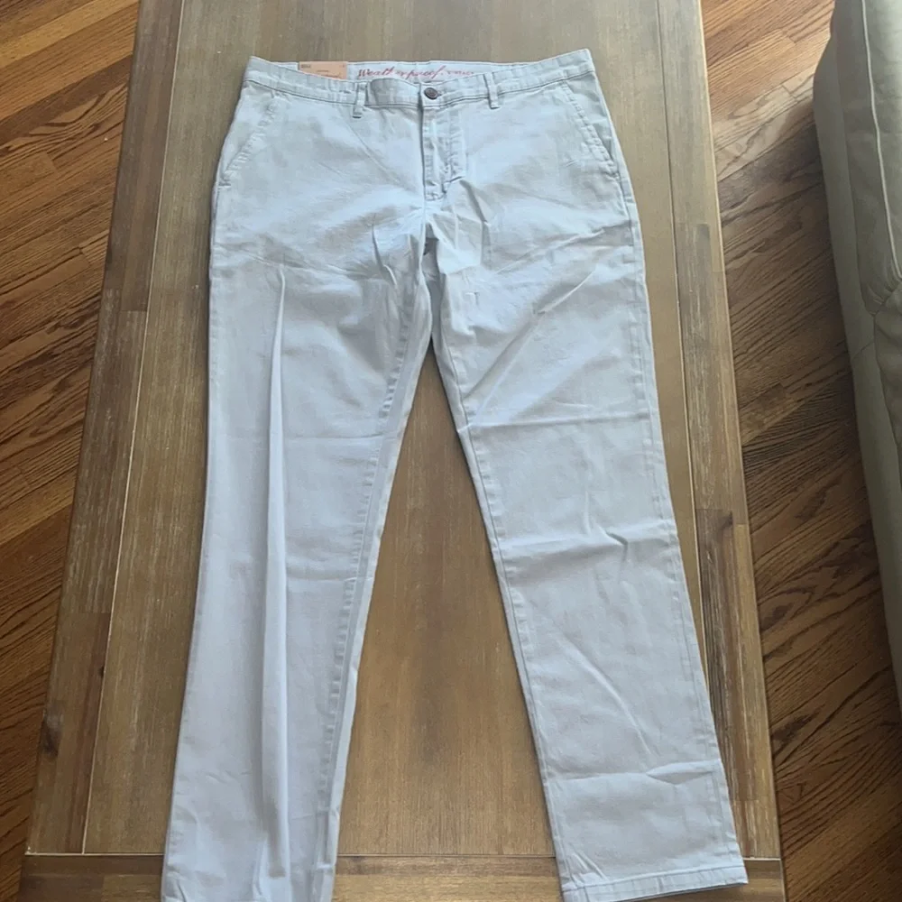 Weatherproof vintage chinos. Light grey. NWT - Picture 3 of 6